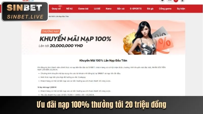 Các chương trình khuyến mãi Betway Casino
